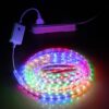 33 Foot 10M Rope Multicolor Steady Strip Rice Lights Waterproof High Brightness For Indoor/Outdoor Use 720 LEDs (Pack of 1)